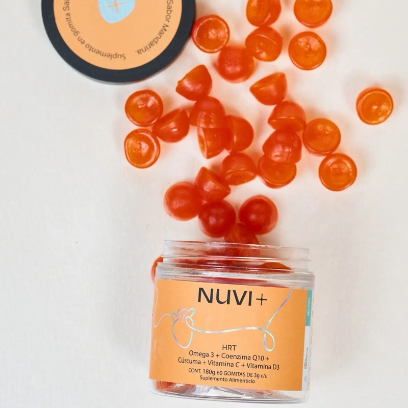 Nuvi+ Gomitas De Omega 3, Coq10, Vit D3, S/azúcar Y