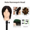 Male Mannequin Head 8 Inch Barber Mannequin Head for Cutting