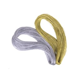 TEHAUX Multifunctional Yards Metal String Jewelry Cord Silver Beading Thread for Necklace Bracelet Making Craft Projects and Jewelry Premium Quality