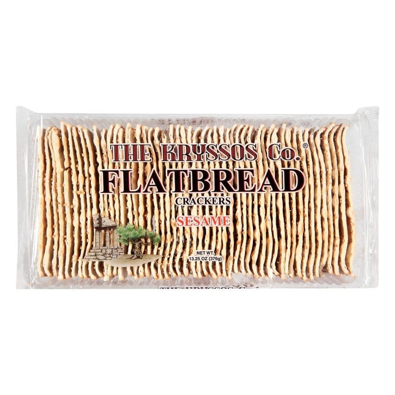 Sesame Flatbread Crackers Vegan