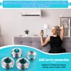 Saillong SAE Flare Connections, Hydraulic Flare Fitting for Refrigeration Leaks,