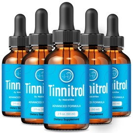 (5 Pack) Tinnitrol – Original Hearing Support Drops with a Clean, Plant-Based Formula for Ear Wellness, Inner Balance & Daily Comfort | Easy-to-Use Liquid Dropper for Auditory Support (150 Servings)