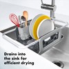 OXO Good Grips Extendable Over-The-Sink Aluminum Drying Dish Rack