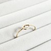 10k Solid Gold Stacking Knot Ring (yellow-gold, 5)