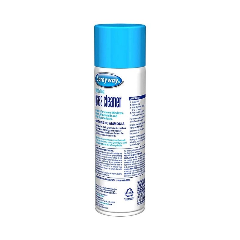 Sprayway 12 PACK Sprayway SW050-12 Glass Cleaner, 19oz - FREE