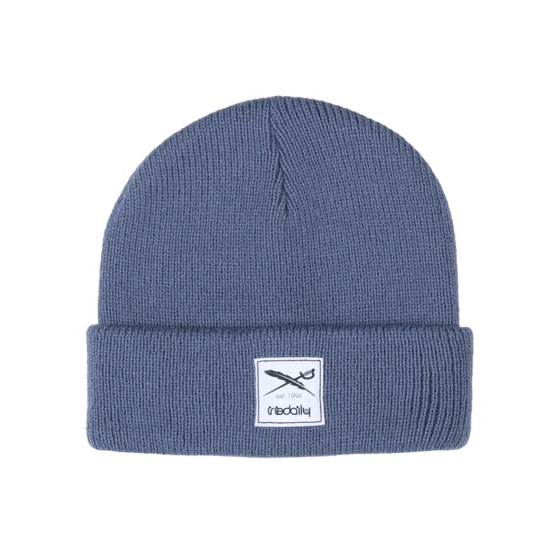 IRIEDAILY Smurpher Heavy Beanie, Blue Granite