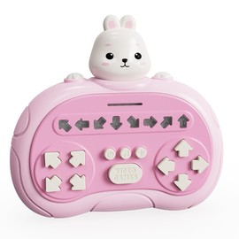 LUSTERMOON Fidget Game Toys Quick Push Game (Pink Rabbit)