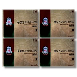 Jeonggwanjang CheongKwanJang Red Ginseng Jingo Daily Stick 10g x 20 pieces, 4 boxes / 정관장 홍삼진고 데일리스틱 10g x 20개입 4박스