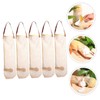 Ciieeo 4sets Reusable Hanging Mesh Produce Bags for Kitchen Onion