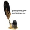 Feather Pen Business Fire Lacquer Stamp European Retro Style Sprinkled