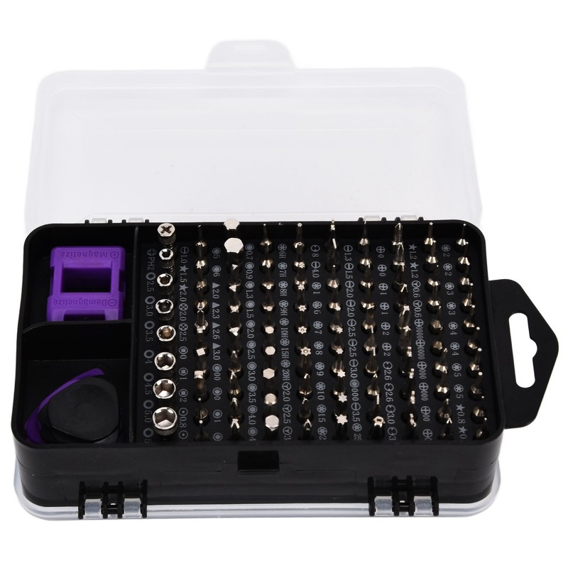 115 in 1 Screwdriver Set Magnetic Accuracy Multifunctional Bits Electronics