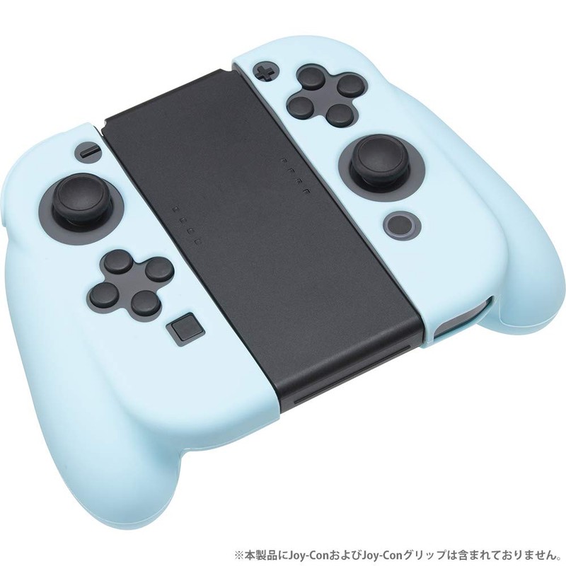 CYBER ・ シリコンカバー ( SWITCH Joy-Con グリップ 用) ライトブルー -