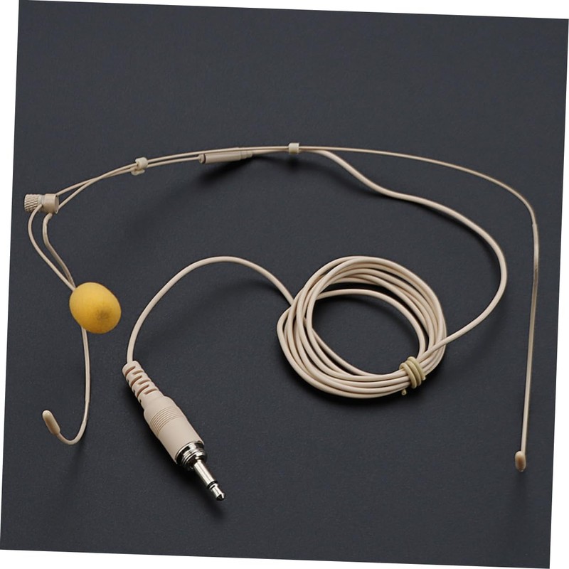 WHAMVOX Omnidirectional Headset Microphone Screw Lock Connector Sound Earhook Design