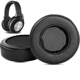 DowiTech Breathable Ear Pads Cushion Replacement Compatible with JBL Synchros E50BT Wireless Headphones Ear Pads with Punched Protein Leather and Memory Foam