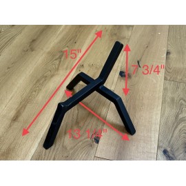 oconee steel works PIZZA Wood Oven Andiron For Medium To Large Wood Ovens WITH VIDEO