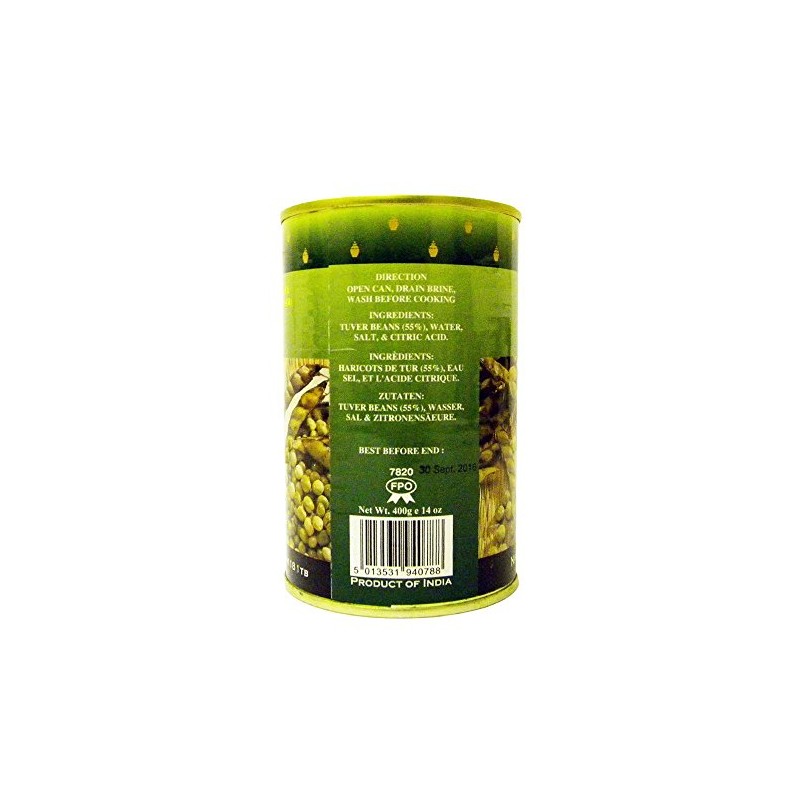 Natco - Green Tuver - 400g (Pack of 2)