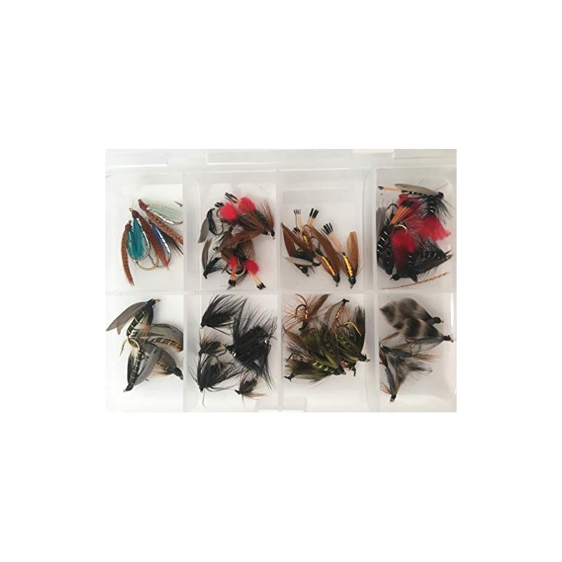 BestCity 50 plus Fishing Flies WET Selection FLY Selection TROUT