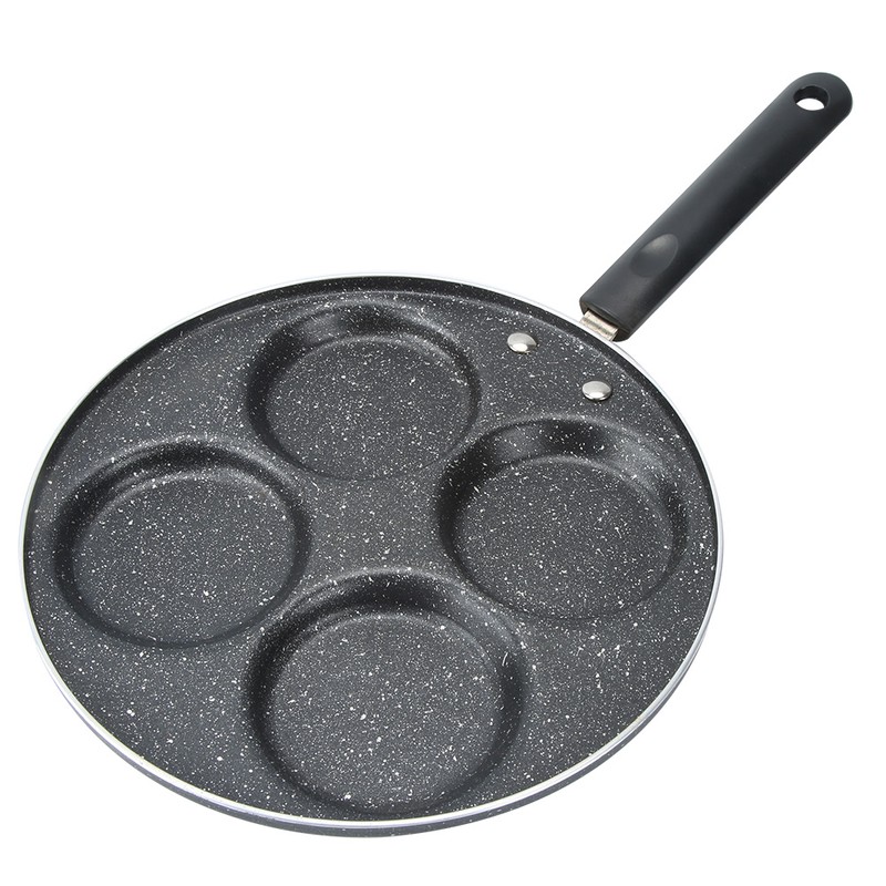 4 Holes Non Stick Coating Frying Pan Home Kitchen Cookware