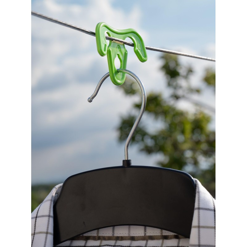 BiB Windproof Clothes Peg Hanger HOOK UPS - 30 Pack