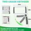 5X 10X 45X Magnifying Glass with Light Rechargeable Magnifying Glass