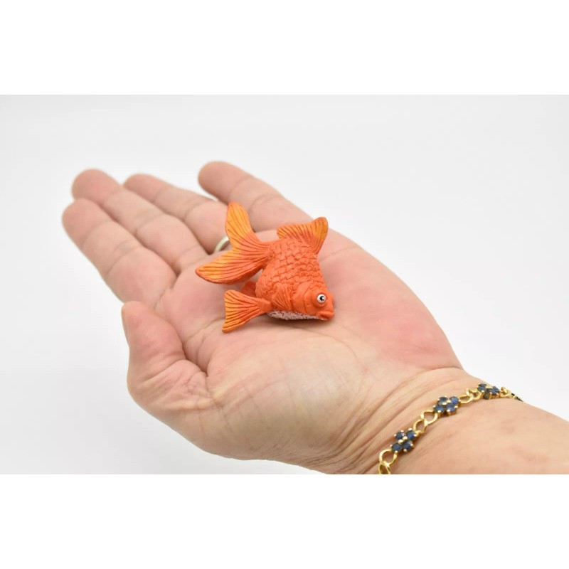 K&M Goldfish, Fantail Fish Toy, Very Nice Plastic Replica Model,