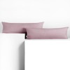DecoKing 2 Pillowcases 20 x 120 cm Jersey Cotton Zip