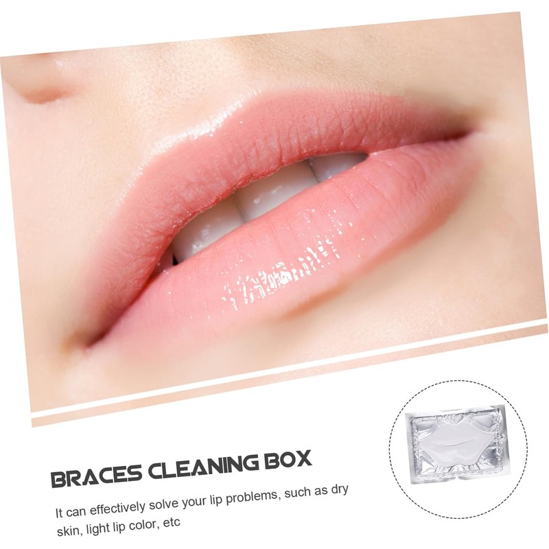Mascarillas Exfoliantes Hidratantes para Labios 25piezas Gel de Fibra Vegetal
