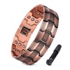 Jecanori 3X Strength Copper Magnetic Bracelet for Men with Adjust