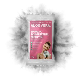 Capillum Amove Aloe Vera Painless Shower Hair Removal Powder Intimate for Men and Women - Hair Removal Cream Body & Intimate Area, 100 g