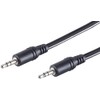 1aTTack.de 1 x 0.5 m Black 3.5 mm Jack Cable