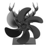 Wood Stove Fan 6 Blades Heat Powered Burning Fireplace Fan