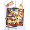 Emile Henry Square, Charcoal pizza stone, 14 in. x 14