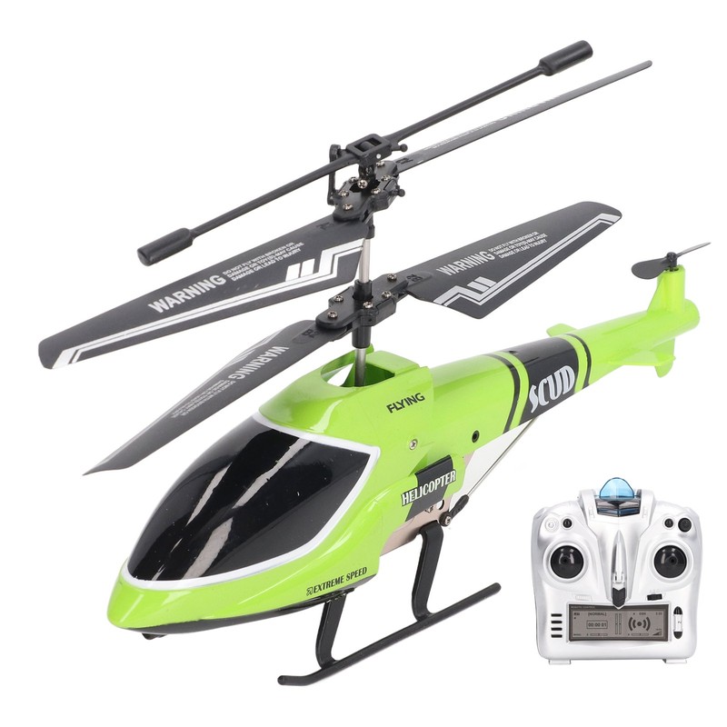 Remote Control Helicopter 2.4G Fixed Height Green Plastic Mini RC