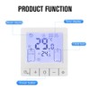 Smart Thermostat for Home Programmable Temperature Control IP20 Protection 24H