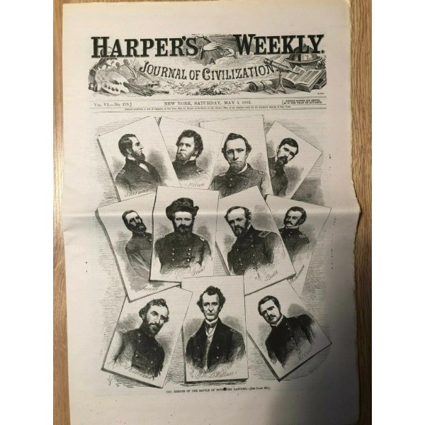 18620503 Harper's Weekly REPRINT May 3, 1862
