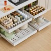 PAKETA 4 Pack Expandable Pull Out Cabinet Organizer, 21'' Deep