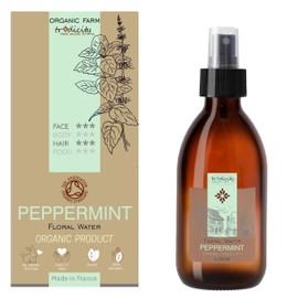 Organic Peppermint Tonic 100% Natural Making of Homemade Cosmetics Skin Care (Face and Body) Hair Care Acne Oily Hair - 250ml