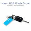 Integral 64GB Neon Blue USB 2.0 Flash Drive