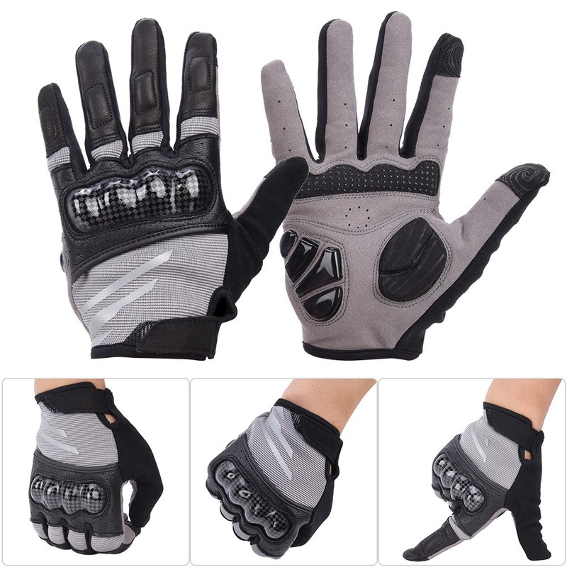 Winter Unisex Anti Collision Breathable Bike Gloves Cycling Equipment Black(black