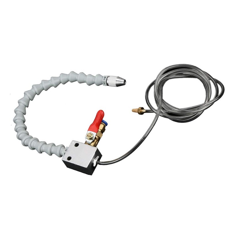 Mist Coolant Cooling Sprayer Nozzle for Engraving Machine Lathe (White)