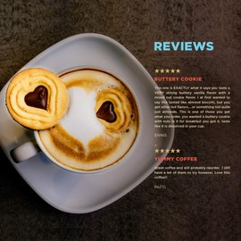 Christopher Bean Coffee - Vanilla Nut Butter Cookie Flavored Coffee, (Decaf Ground) 100% Arabica, No Sugar, No Fats, Made with Non-GMO Flavorings, 12-Ounce Bag of Decaf Ground coffee