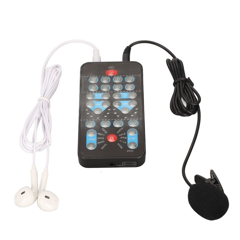 Handheld Voice Changer ABS Portable Multifunctional Sound Disguiser with 8