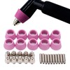 Plasma Cutting Torch Consumables Kit Electrode Contact Tip Ceramics Nozzle