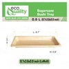 EcoQuality Compostable Sushi Trays Small - Natural Sugarcane Bagasse Take