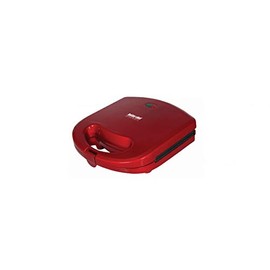 Better Chef Electric Sandwich Grill Press | 2-Sandwich | Non-Stick | Cord & Upright Storage (Red)