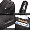 Zipper Wallet for Men, Genuine Leather Zipper Around Purse RFID