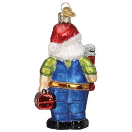 Old World Christmas Ornaments Handyman Santa Glass Blown Ornaments for Christmas Tree