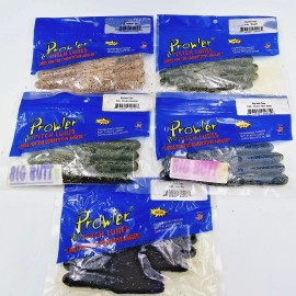 Prowler Discontinued Prowler 4" Big Butt Tube 8 Count Pro Pitch Lures You Choose Color - Pumpkin Seed