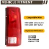 MiKaFex A Pair Tail Lights Compatible With 1985-2005 Chevy Astro/GMC