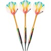 Elkadart Rainbow 90% Tungsten Soft Tip Darts with Storage/Travel Case,